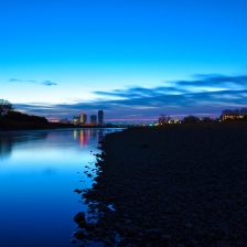 blue in the morning by Adriano Yudie